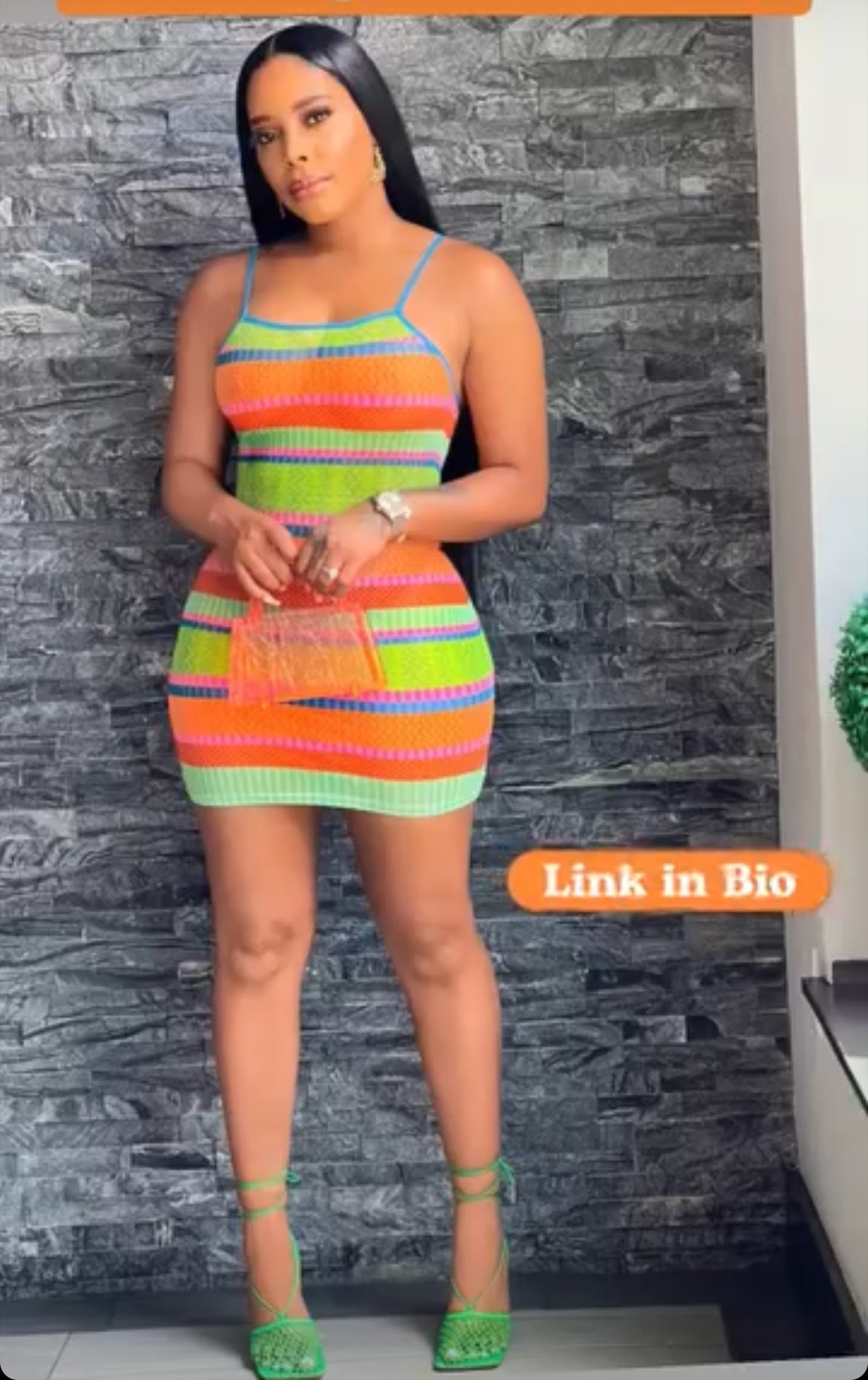Hot tropics mini dress