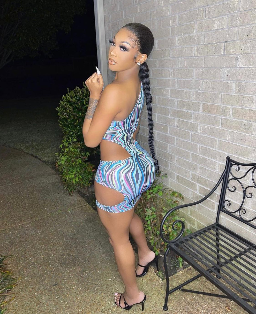 Body language cutout dress