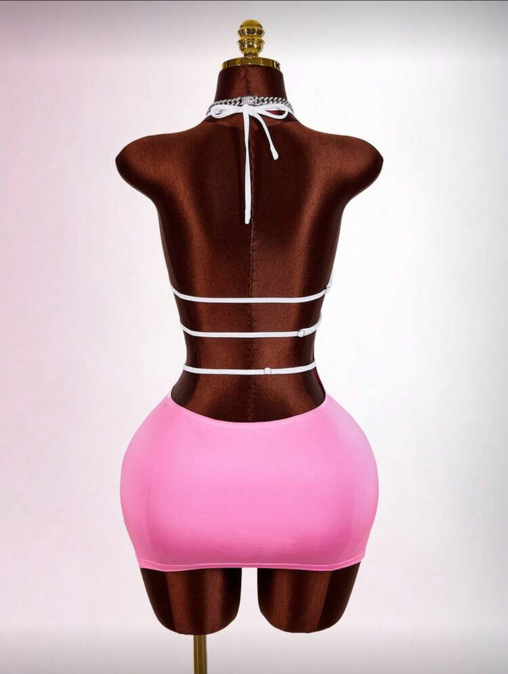 Diamond doll mini dress
